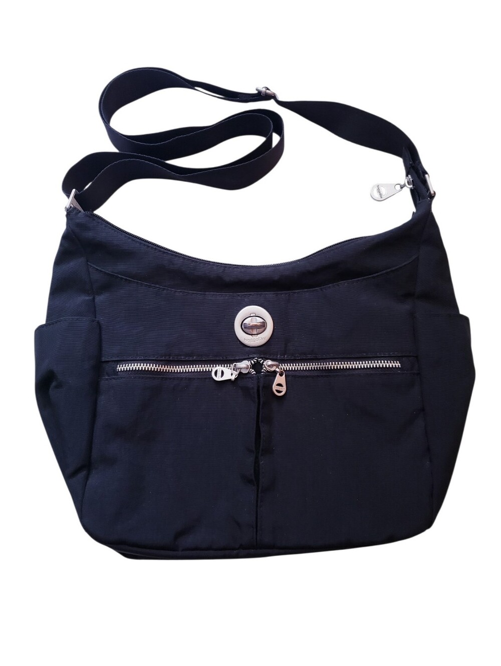 Baggallini Black Nylon Shoulder Bag